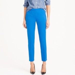 J.Crew Tidewater Blue Martie Pants Sz 4